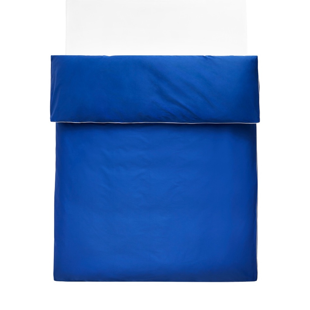 Hay Blue and White Outline Duvet Cover and Pillowcases